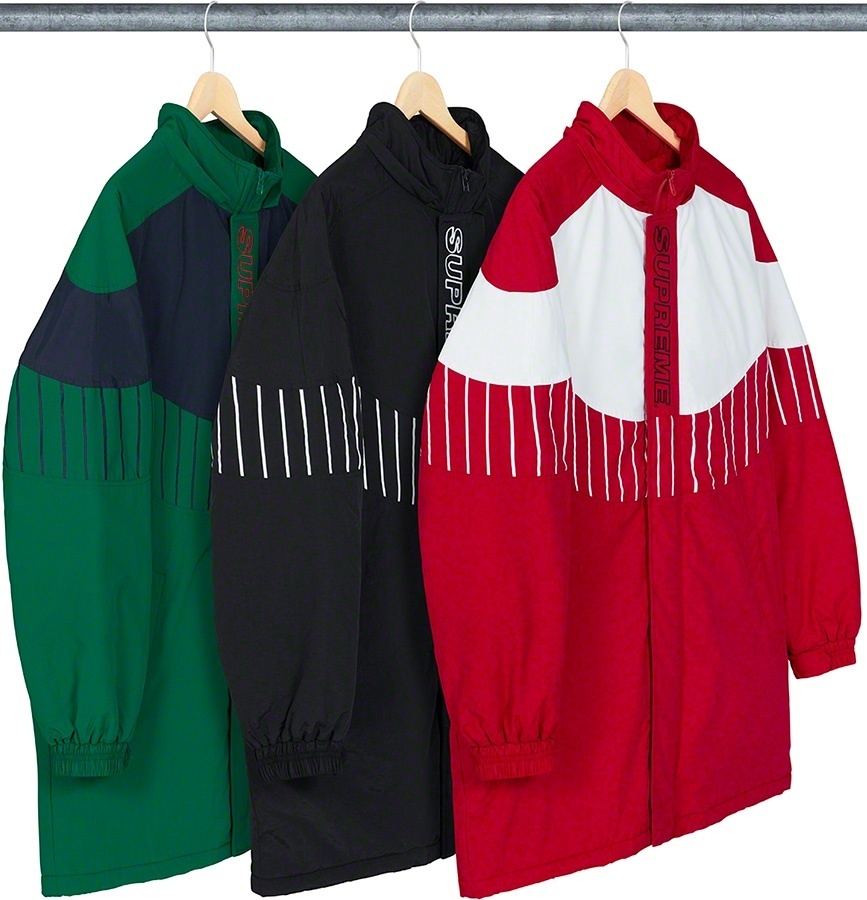 Pinstripe Panel Sports Parka